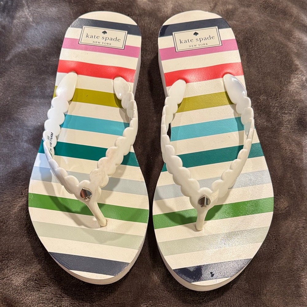 Kate Spade Maldives Wedge Sandals —Size 8B—- Like New